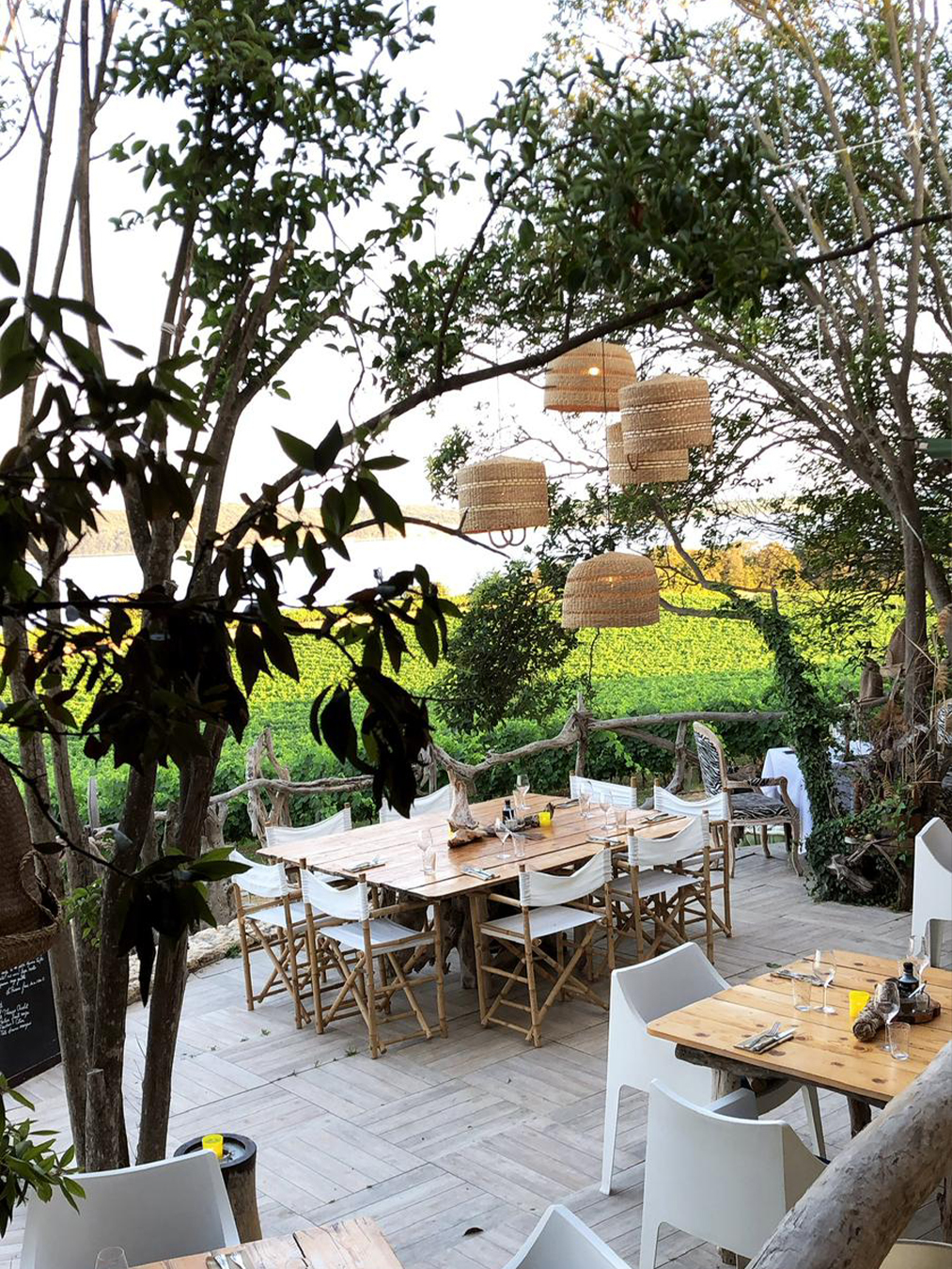 Terrasse avec vue